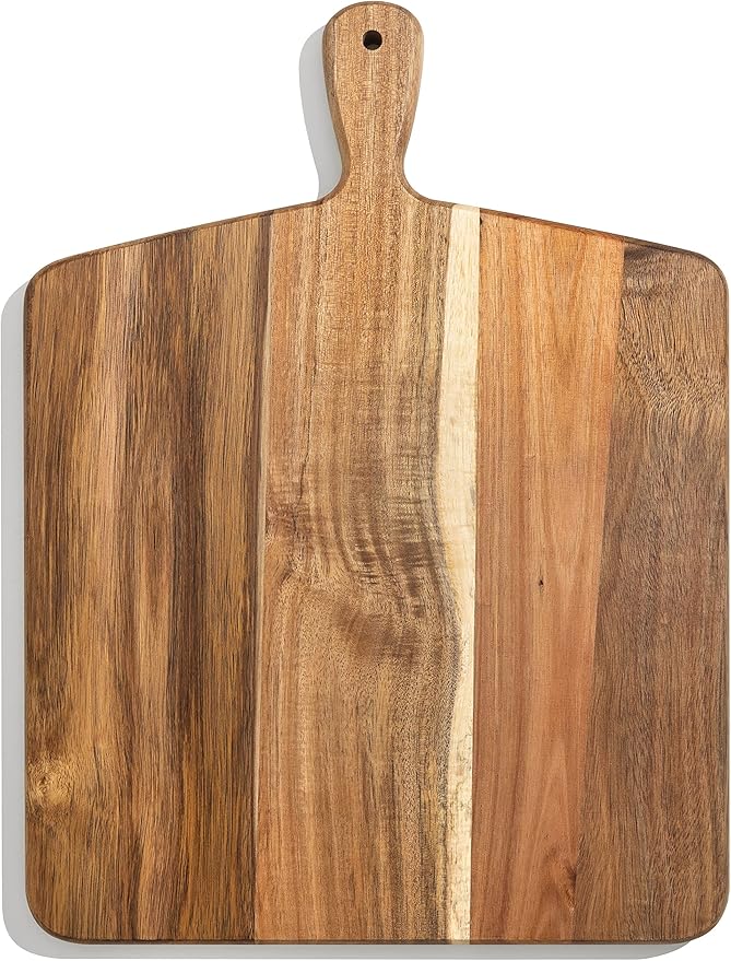 Acacia Wood Cutting Board and Chopping Board with Handle
