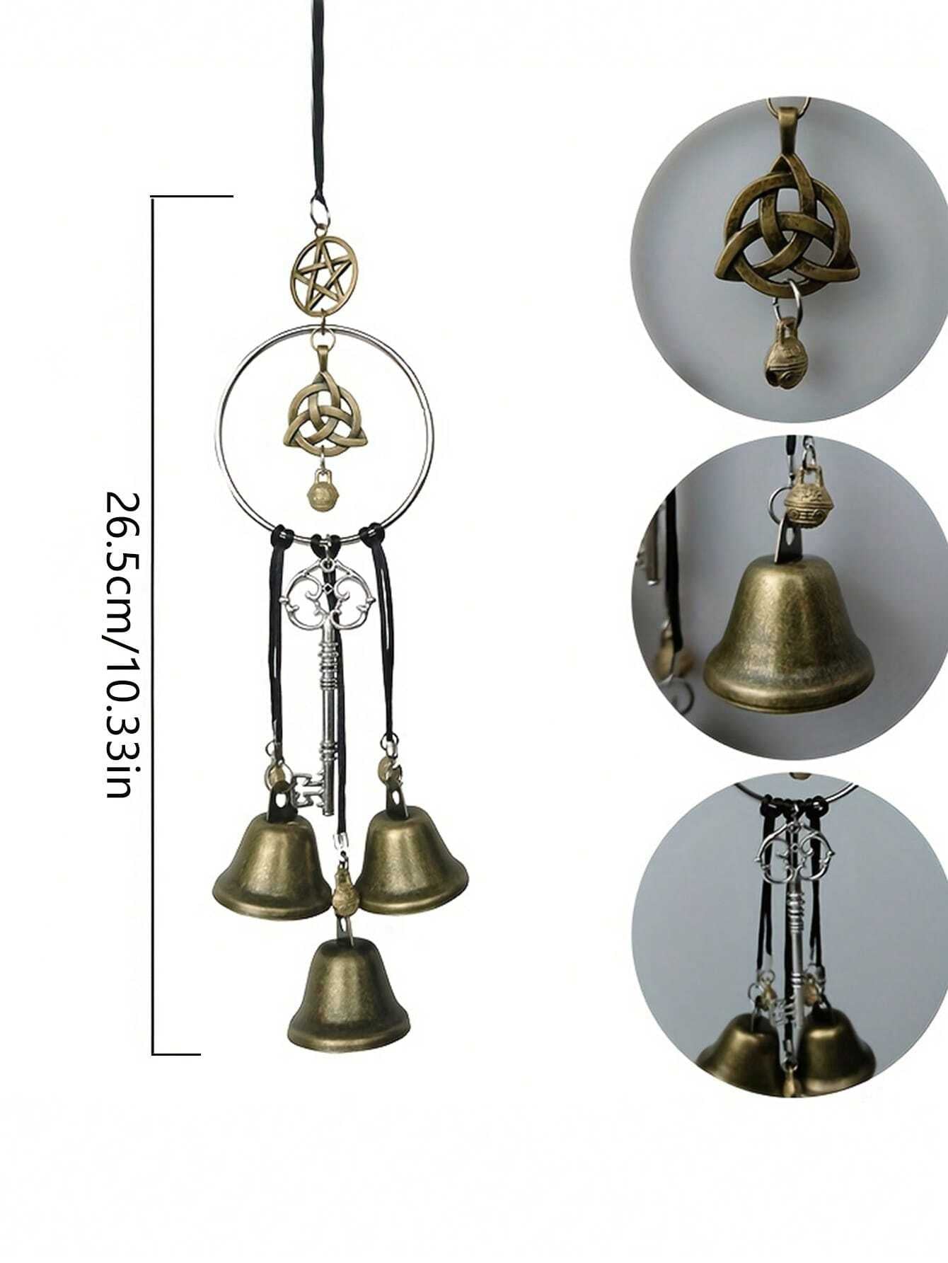 1Pc Bell Door Handle Decoration Willow Wind Chime Home Decor,Home Decor ,Room Decor,Wall Decor Gifts Birthday Graduation