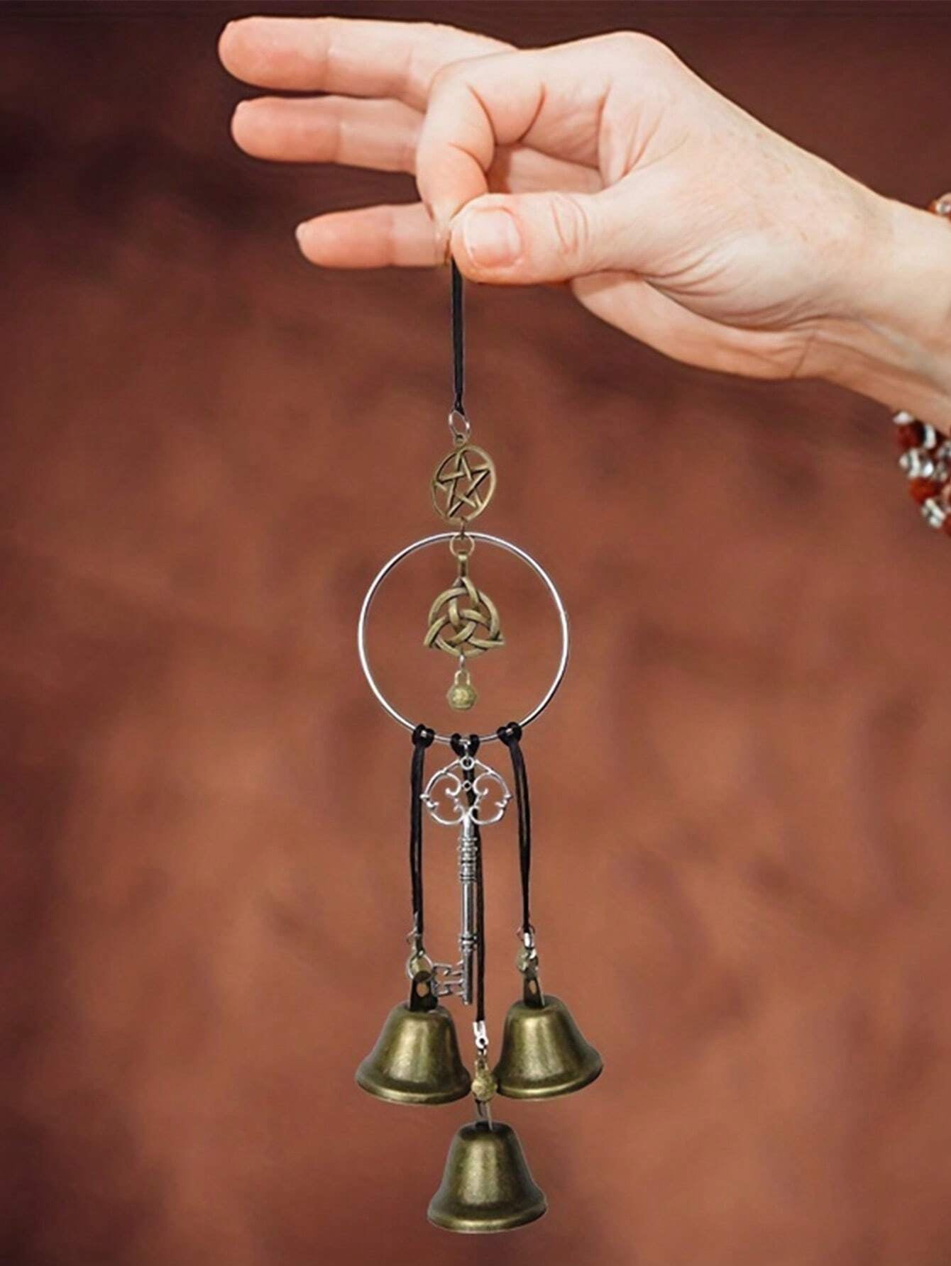 1Pc Bell Door Handle Decoration Willow Wind Chime Home Decor,Home Decor ,Room Decor,Wall Decor Gifts Birthday Graduation