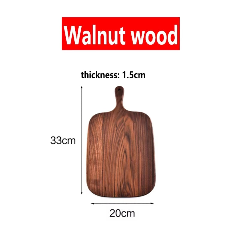 Black Walnut Solid Chopping Boards Wood Tray Pizza Board Cutting Board Kitchen Baking Utensils Bread Fruit Sticky Board