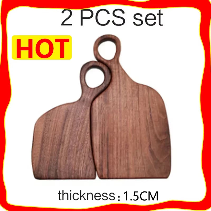 Black Walnut Solid Chopping Boards Wood Tray Pizza Board Cutting Board Kitchen Baking Utensils Bread Fruit Sticky Board