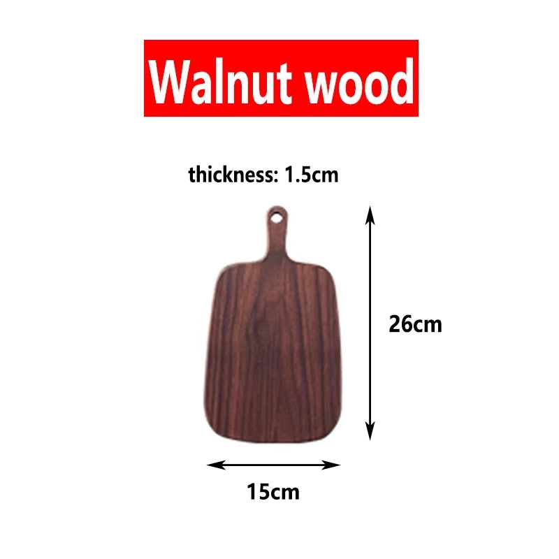 Black Walnut Solid Chopping Boards Wood Tray Pizza Board Cutting Board Kitchen Baking Utensils Bread Fruit Sticky Board