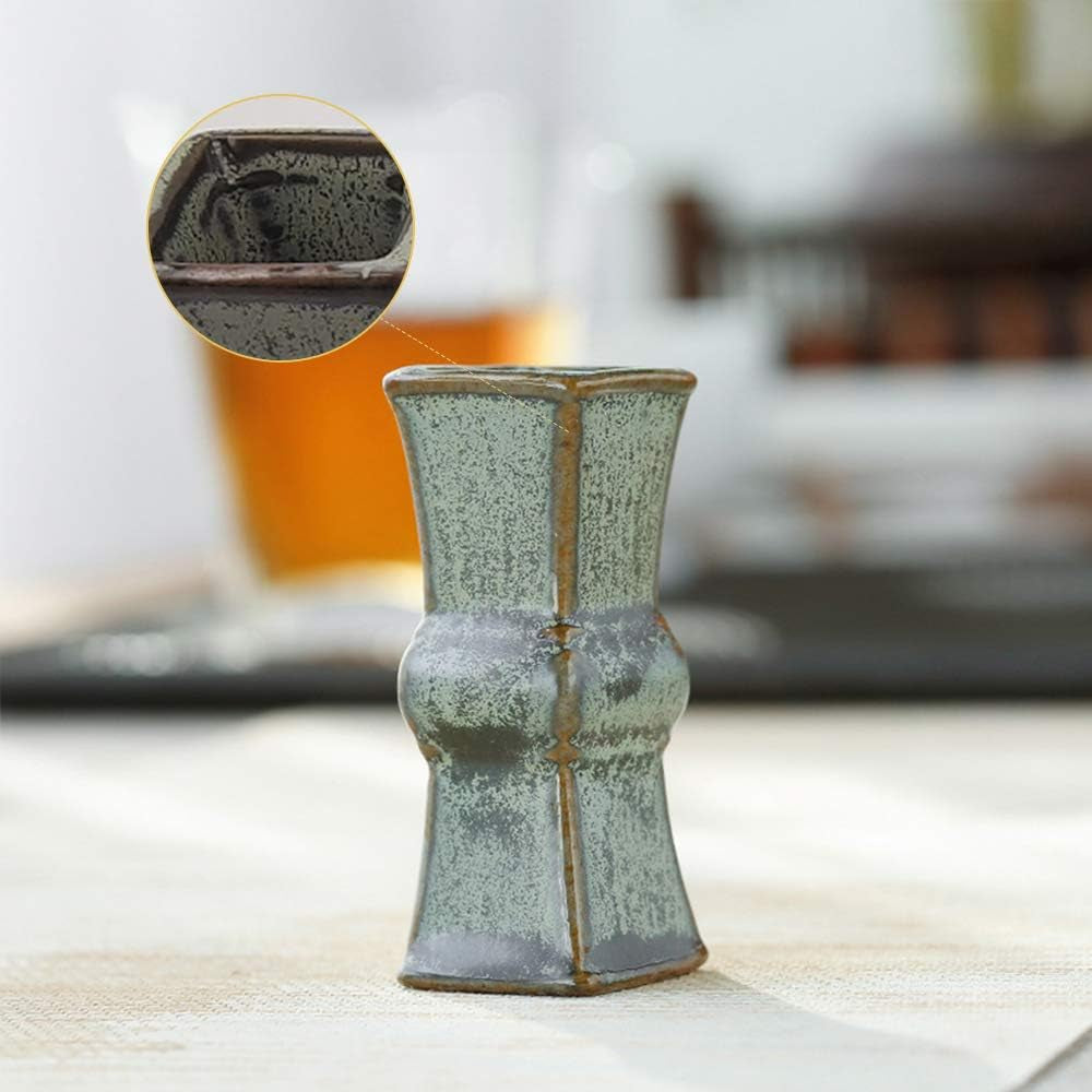 Handmade Ceramic Vase Home Decor Decorative Vase for Home Decor Living Room Office and Place Settings (Three-Piece Vase A)