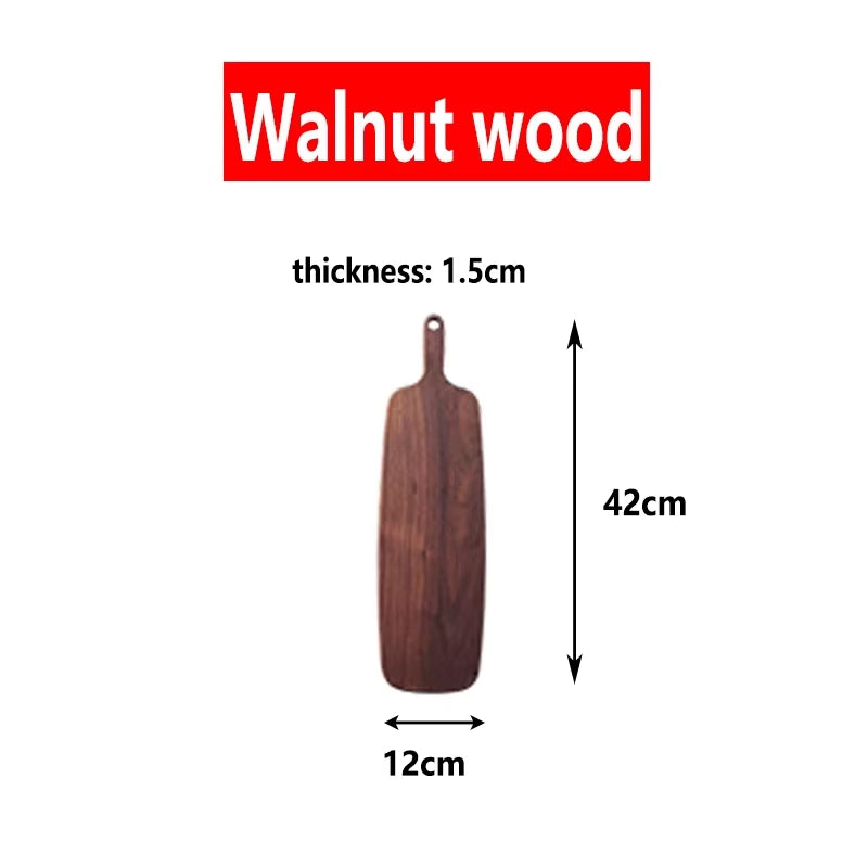 Black Walnut Solid Chopping Boards Wood Tray Pizza Board Cutting Board Kitchen Baking Utensils Bread Fruit Sticky Board
