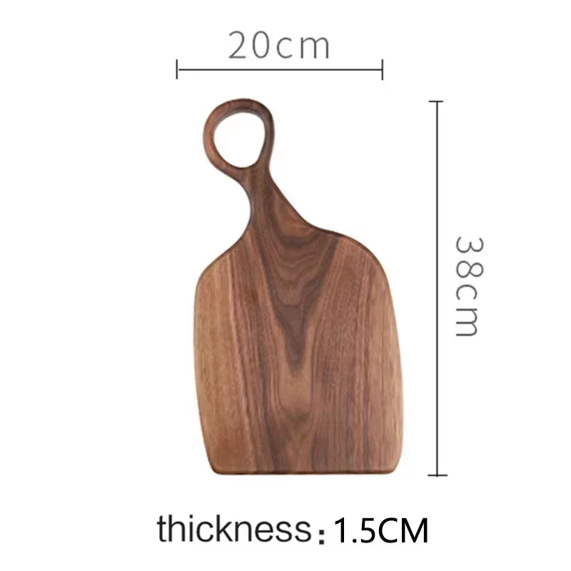 Black Walnut Solid Chopping Boards Wood Tray Pizza Board Cutting Board Kitchen Baking Utensils Bread Fruit Sticky Board