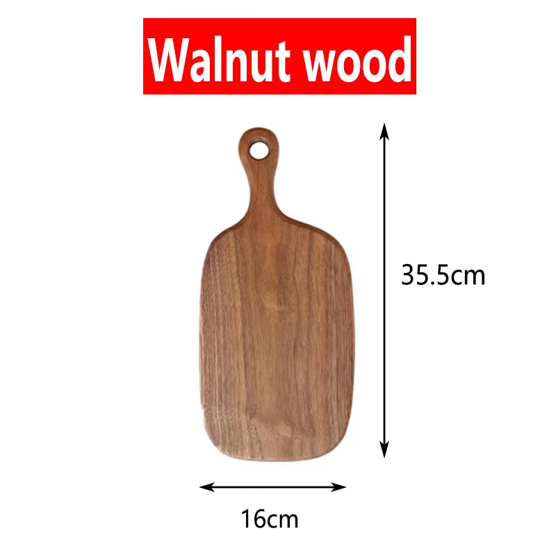 Black Walnut Solid Chopping Boards Wood Tray Pizza Board Cutting Board Kitchen Baking Utensils Bread Fruit Sticky Board